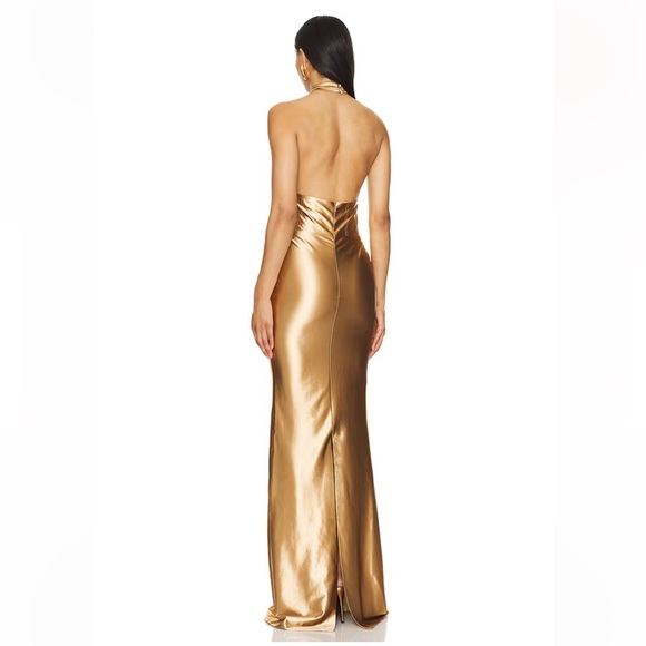 Retrofete Strapless Gold Gown - Picture 3 of 10